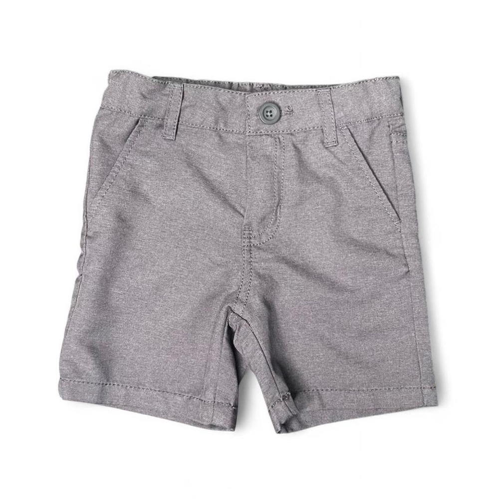 Boys Grey Polyester Shorts - Size 3T